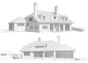 3D model view of Stone Cottage, Yorktown Heights NY