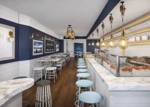 Oyster bar interior rendering of Oyster Bar & Restaurant, Philadelphia PA (view 1)