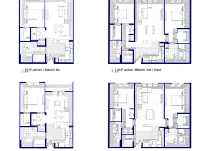Apartment floor plans of Apartment Layouts, Norristown PA (view 1)